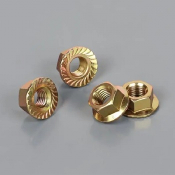 Hexagon nuts with flange